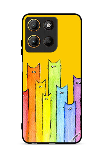 Covernex غطاء حماية موتورولا موتو جي 15 بتصميم دمية قطة