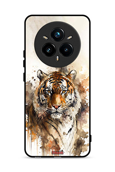 Tolwak غطاء حماية لهاتف Realme 14 Pro 5G بنقشة فن تجريدي من جلد الفهد