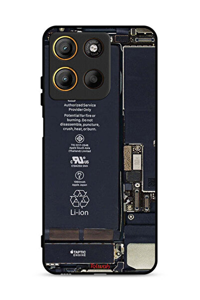 Tolwak غطاء حماية لهاتف موتورولا موتو جي 15 بنمط دائرة الهاتف