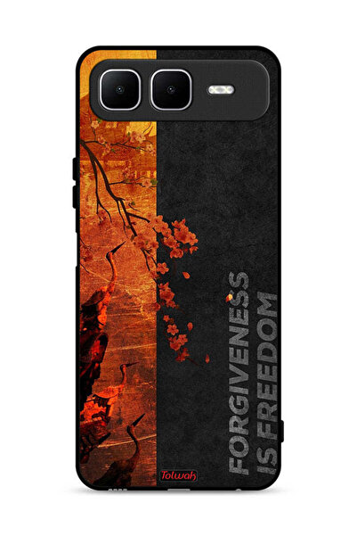 Tolwak غطاء حماية لهاتف Infinix Smart 10 Plus - التسامح هو الحرية