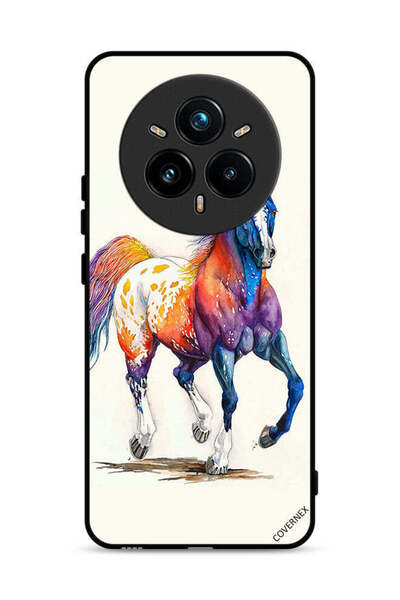 Covernex غطاء حماية لهاتف Realme 14 Pro 5G بطبعة رسم حصان