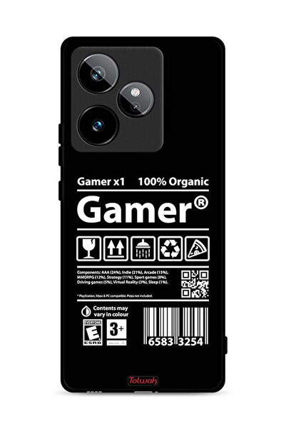Tolwak غطاء حماية لجهاز Realme GT 7T 5G، ملصق للاعبين