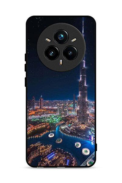Covernex غطاء حماية لهاتف Realme 14 Pro 5G بمنظر ليلي لوسط المدينة