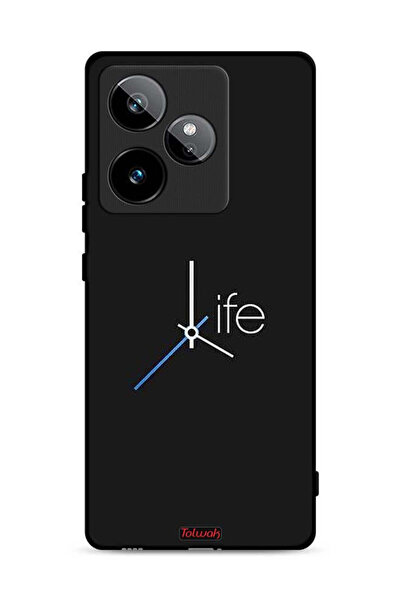 Tolwak غطاء حماية لهاتف Realme GT 7T 5G Life Clock
