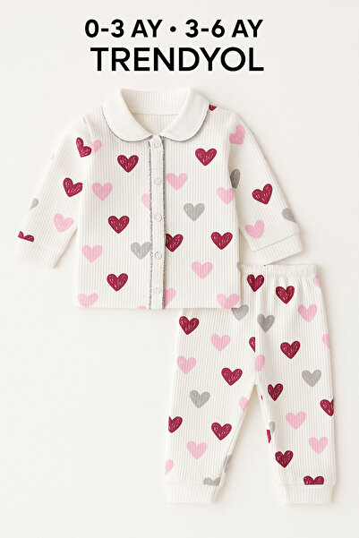 MYZİ STORE Newborn Baby Kids Pajamas Set