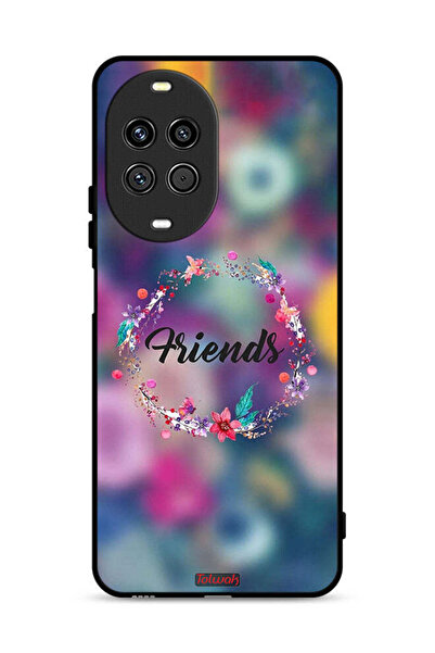 Tolwak غطاء حماية لهاتف هواوي نوفا 14 5G، رسمة خاتم أصدقاء الزهور