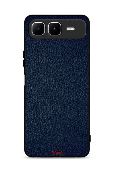Tolwak غطاء حماية جلدي بنقشة جلد لهاتف Infinix Smart 10 Plus
