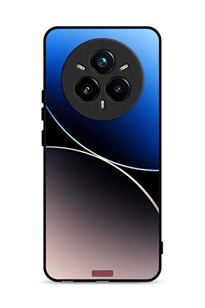 Tolwak غطاء حماية بنمط خطوط منحنية لهاتف Realme 14 Pro Plus 5G