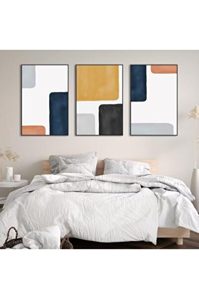 Today Idea لوحة فنية تجريدية حديثة باللون الأسود من تصميم "بوهو" من "توداي آيديا"