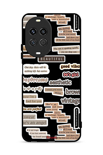 Tolwak غطاء حماية لهاتف هواوي نوفا 14 ألترا 5G بملصقات اقتباسات جميلة