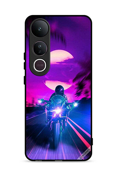 Covernex غطاء حماية Vivo V50 Lite بخلفية رجل على دراجة