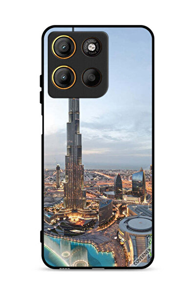 Covernex غطاء حماية لهاتف موتورولا موتو جي 15 - منظر جميل لوسط مدينة دبي