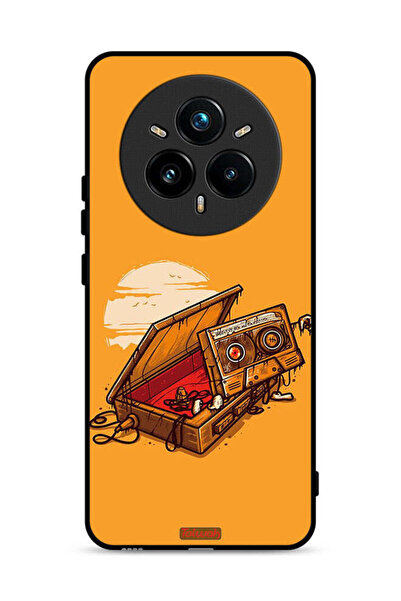 Tolwak غطاء حماية لهاتف Realme 14 Pro Plus 5G مع فن الكاسيت والشريط اللاصق