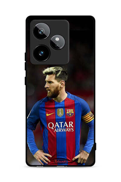 Tolwak غطاء حماية لهاتف Realme GT 7T 5G ميسي برشلونة