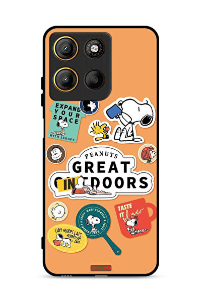 Tolwak غطاء حماية لهاتف موتورولا موتو جي 15 - ملصقات الفول السوداني