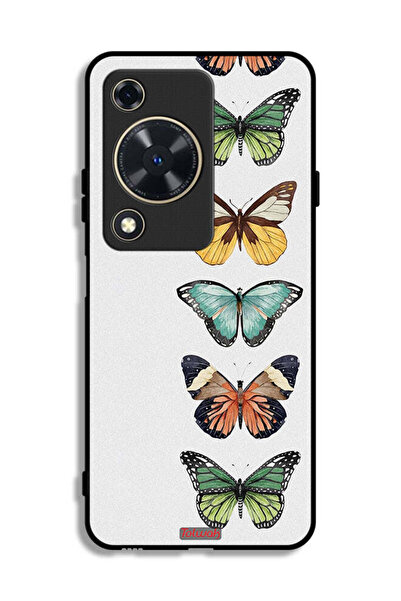 Tolwak Huawei Nova Y72S Protective Case Cover Four Butterflies