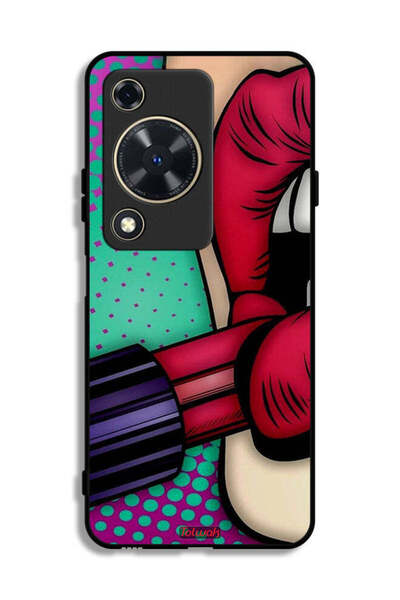 Tolwak Huawei Nova Y63 Protective Case Cover Lipstick