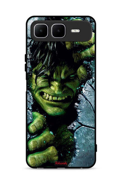 Tolwak غطاء حماية لهاتف Infinix Smart 10 Plus بتصميم هالك المذهل