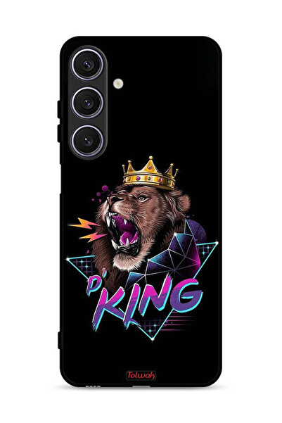 Tolwak غطاء حماية لهاتف Samsung Galaxy A17 برسومات الأسد الملك