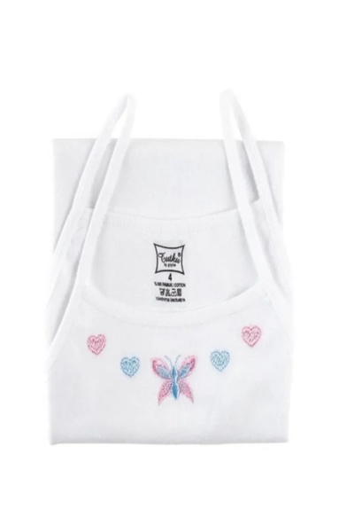 nuda luna Παιδικό εσώρουχο με κορδόνια και κεντημένο σχέδιο Ribana, 100% βαμβάκι, πακέτο 6 τεμαχίων passion