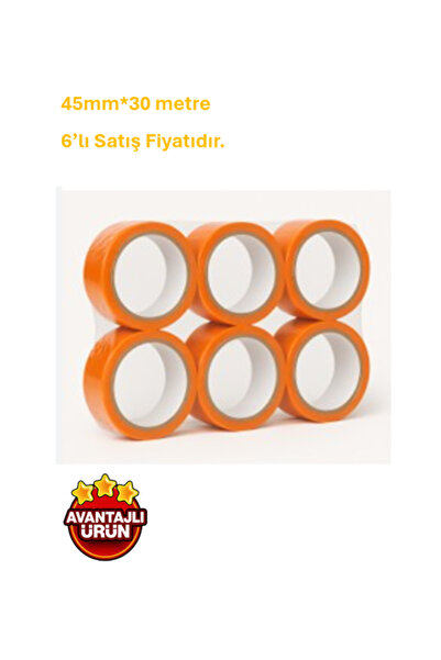 Store 6'lı SATIŞ FİYATIDIR! TURUNCU RENK Cam Ve Aksesuar Montaj Sabitleme Ban...