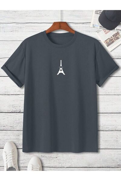 Flood Of Style Unisex Smoked Eyfel με τύπωμα oversized