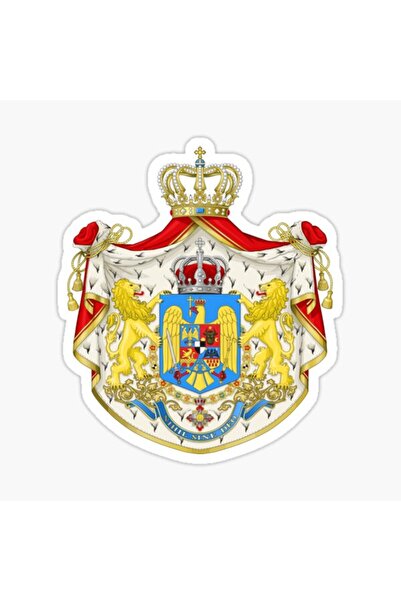 TSC ملصق رومانيان جوهرة رومانيان مقاس 18 سم