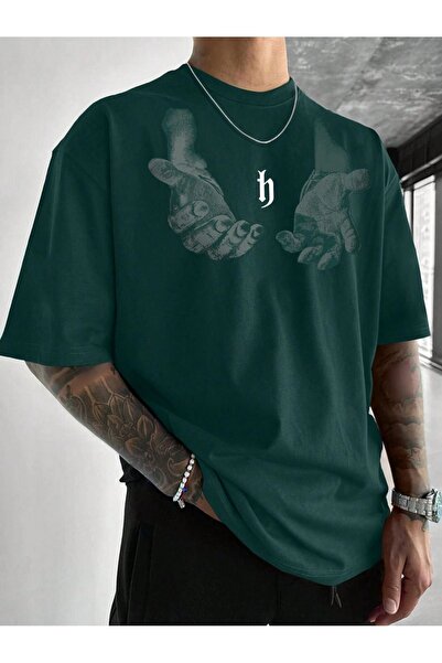 Flood Of Style Ανδρικό Nefti Green Light El με τύπωμα oversized