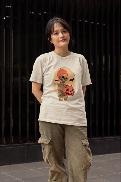 ArtYus TRIOCĂ CU MÂNĂ SCURTĂ CU GÂRĂ ROTUNDĂ, IMPRIMATĂ CU TRANSFER DE SKELET...