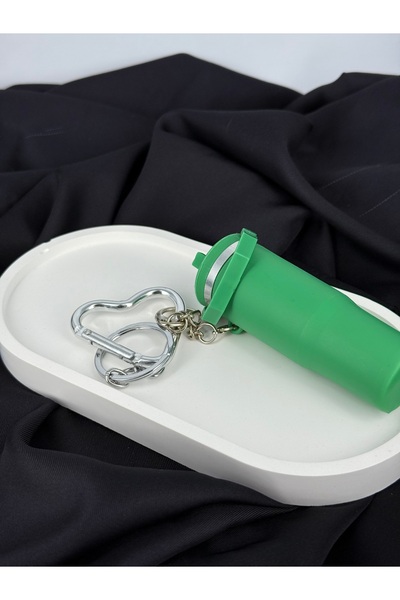 Unzilee حقيبة ترمس خضراء اللون قابلة للحمل من ستانلي ترمس تشارمي