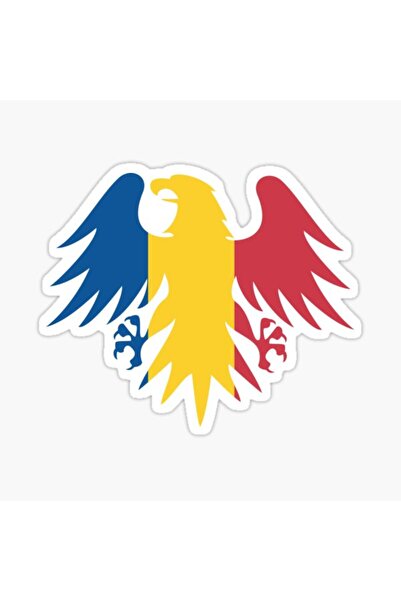 TSC Romania Flag Eagle Decal 19cm