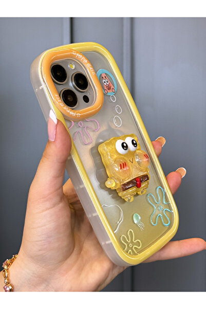 OSG iPhone 14 Pro Max Uyumlu 3 Boyutlu Karakter Desenli Darbe Emici Özellikli...