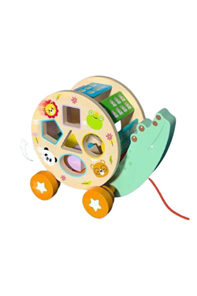 DISTORIATOYS Jucarie de tras/impins, Montessori, cu sortator forme geometrice...