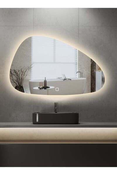 Taimi Elegant Makeup Mirror 50x70cm-beautiful Mirror With 3-levels Of Backlighting For Decoration