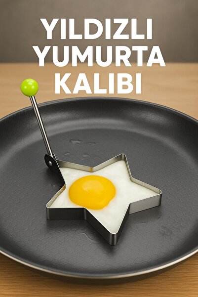 poswicon Star Shape Breakfast Pancake Fried Egg Omelette Sandwich Kitchen Tool Non-Stick Cooking Molds