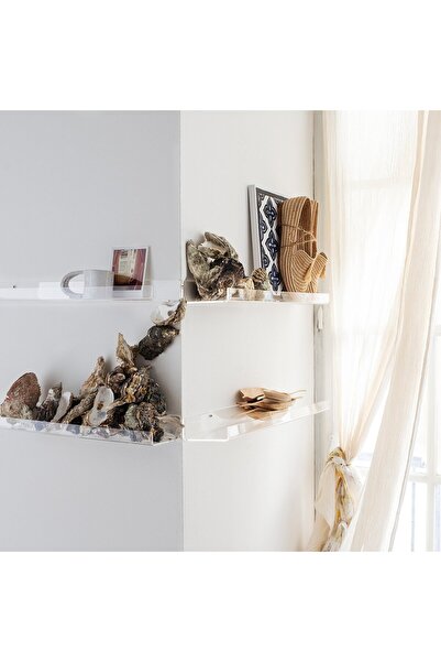 IKEA MELLÖSA Picture ledge, transparent, 60 cm