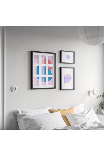 IKEA RÖDALM Frame for 9 pictures, black, 46 x 61 cm