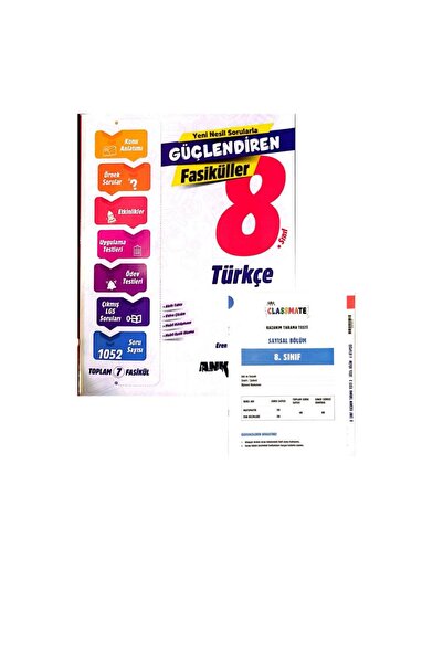 Günay Yayınları ANKARA YAYINLARI 8.SINIF TÜRKÇE FASİKÜL SET-YENİ MÜFREDAT YEN...