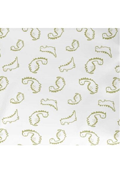 Maki Home Makiteks 100% Cotton Dinosaur Ranforce Baby Duvet Cover Sheet and Pillowcase Set