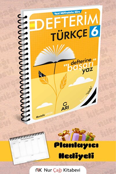 Arı Yayıncılık 6. Sınıf Türkçe Defterim