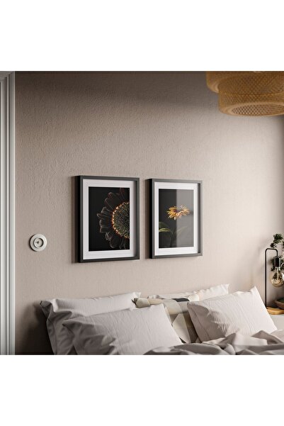 IKEA RÖDALM Frame with Poster, Sunflowers, 40 x 50 cm