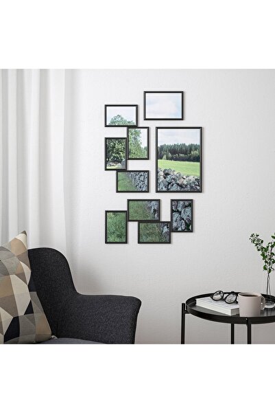 IKEA YLLEVAD Frame, black, 13 x 18 cm