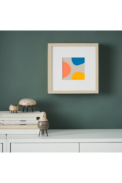 IKEA SANNAHED Frame, birch effect, 25 x 25 cm