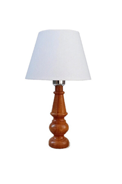 571 Store Decorative Lampshade Table Lamp Lighting Lamp with Wooden Body and Fabric Headboard
