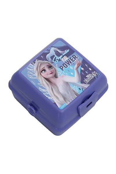 Frozen Purple Plastic Lunch Box - 4 Compartments (OTTO-42550)