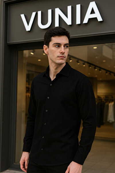 VUNIA JAKAR KUMAŞ UZUN KOL GÖMLEK