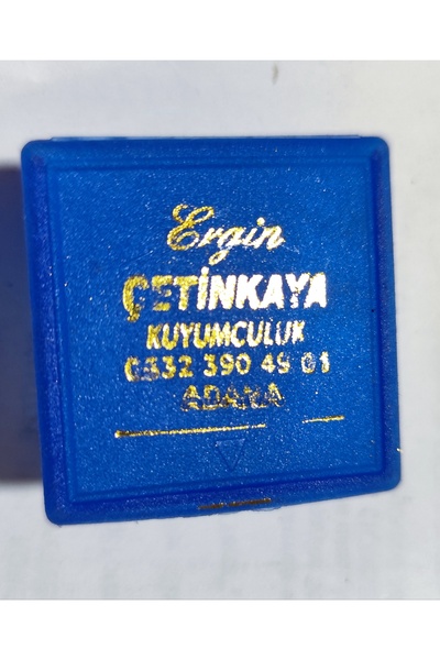 ÇUKUROVA ÜTÜ علبة كوينتر جولد كاستم، 100 قطعة، علبة بلاستيكية مع إسفنجة، أزرق...