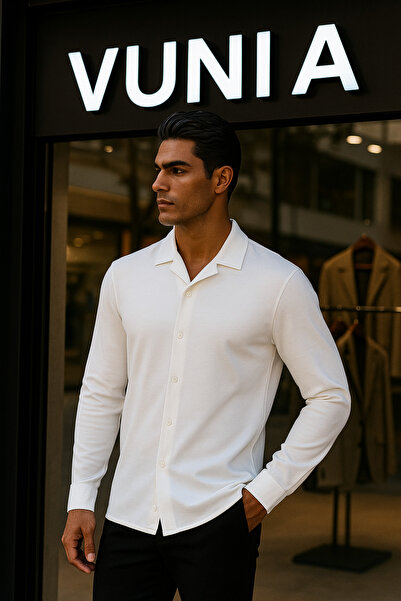 VUNIA JAKAR KUMAŞ UZUN KOL GÖMLEK