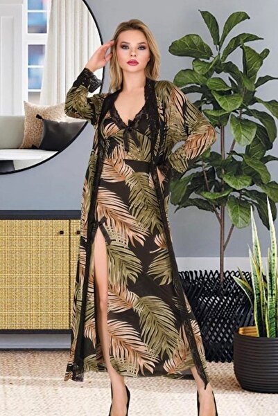 Viselya Set de halate de noapte multicolore, cu model piese