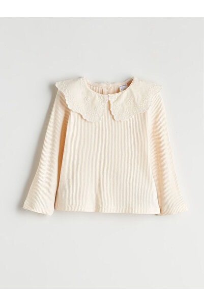 LC Waikiki Μπλουζάκι για κορίτσια με γιακά μωρού (W5)